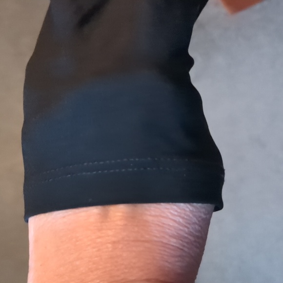 COMPLI K* size L batwing sleeve animal print flowy round hem cowl neck tunic top - Picture 3 of 10